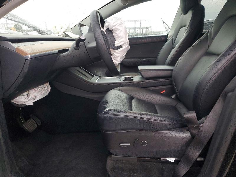 2022 Tesla Model y VIN 7SAYGAEE1NF488721 COPART salvage auction — FRONT END, Ca - Salvage Certificate, sold $7,600 on 2026-08-28 (photo 7)