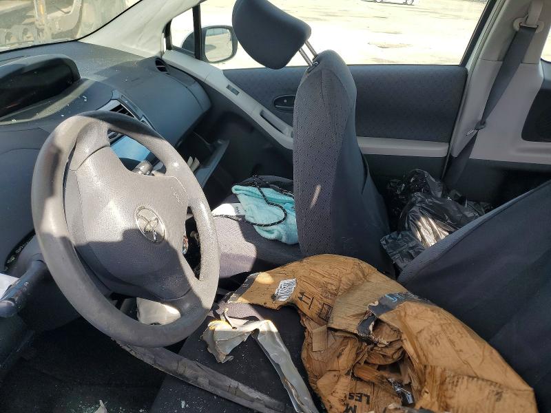 2010 Toyota Yaris VIN JTDJT4K39A5316298 COPART salvage auction — FRONT END, Ca - Non-Repairable Vehicle Cert, sold $250 on 2026-07-29 (photo 7)