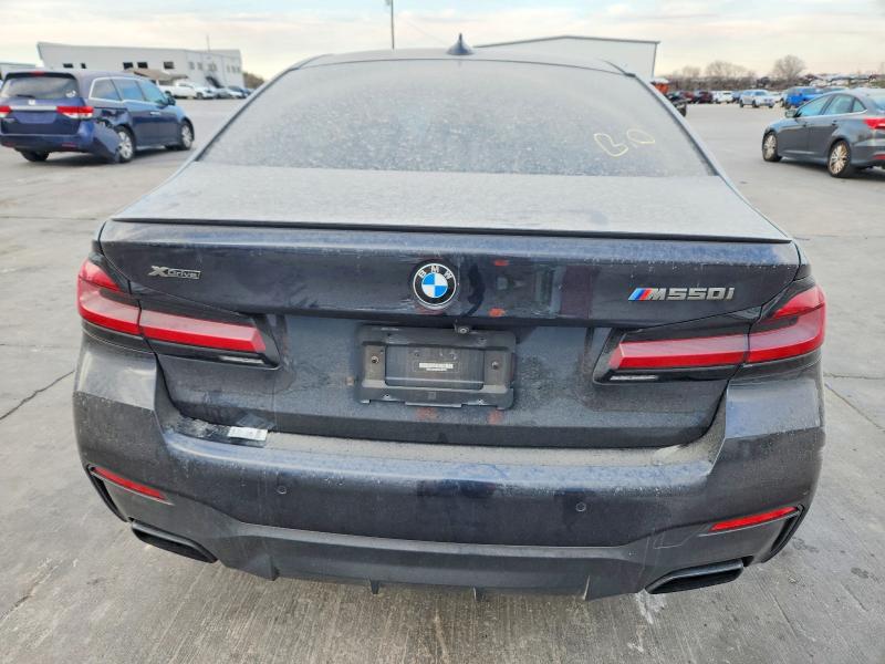 2022 BMW M550i xdrive VIN WBA13BK05NCJ42318 COPART salvage auction — FRONT END, Tx - Salvage Vehicle Title, sold $1,350 on 2026-07-23 (photo 6)