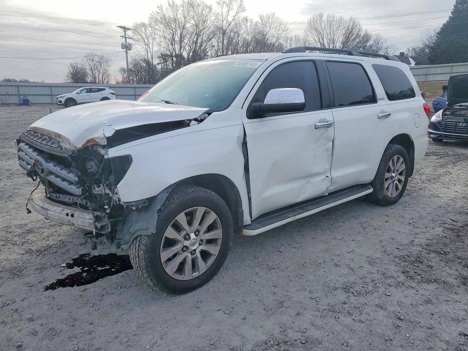 2013 Toyota Sequoia VIN 5TDJY5G19DS090888 COPART salvage auction — FRONT END, Sc - Cert Of Title-Salvage, sold $2,100 on 2026-07-22 (photo 1)