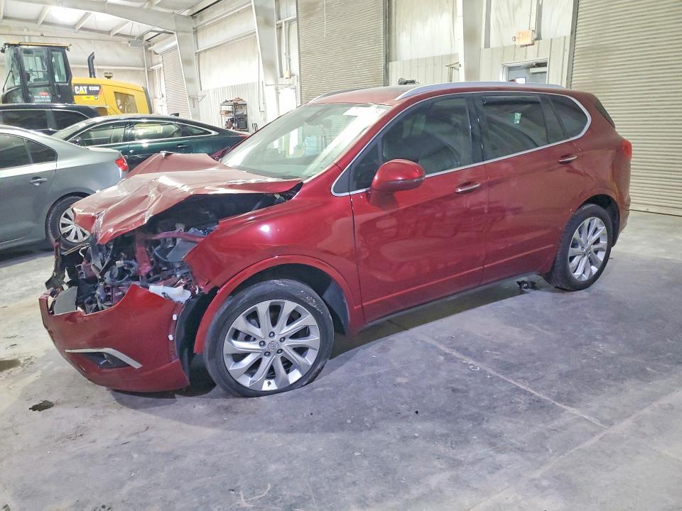 2017 Buick Envision VIN LRBFXFSXXHD021346 COPART salvage auction — FRONT END, Ks - Cert Of Title-Salvage, sold $1,450 on 2026-07-02 (photo 1)