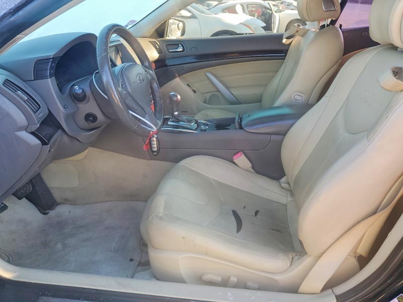 2012 Infiniti G VIN JN1CV6FEXCM201182 COPART salvage auction — FRONT END, Ms - Cert Of Title-Salvaged, sold $900 on 2026-07-10 (photo 7)
