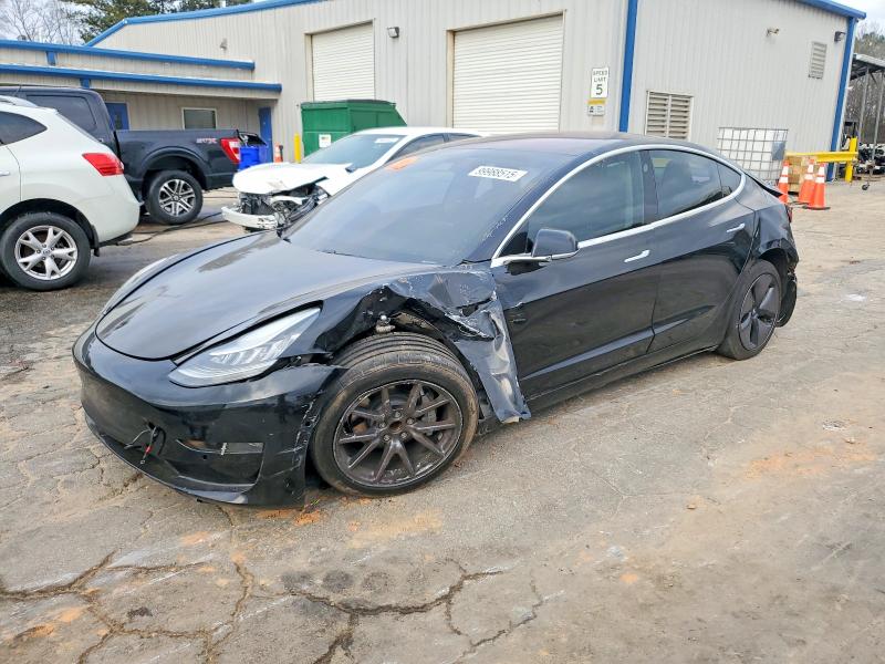 2018 Tesla Model 3 VIN 5YJ3E1EA7JF123111 COPART salvage auction — FRONT END, GA - CERT OF TITLE-SALVAGE, sold $1,750 on 2026-07-28 (photo 1)