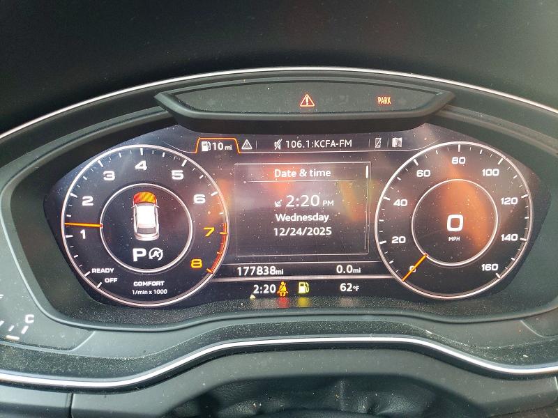 2018 Audi Q5 VIN WA1BNAFY5J2206928 COPART salvage auction — NORMAL WEAR, Ca - Dis/Dlr/Exp Only Clean Title, sold $4,450 on 2026-07-02 (photo 9)