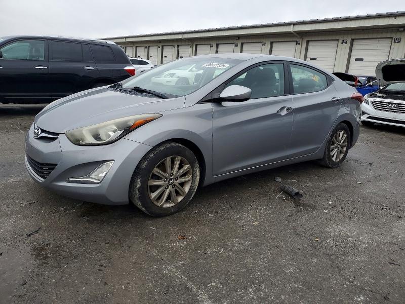 2014 Hyundai Elantra VIN KMHDH4AE6EU030885 COPART salvage auction — VANDALISM, Ky - Bill Of Sale/Part Only/No Titl, sold $775 on 2026-07-16 (photo 1)