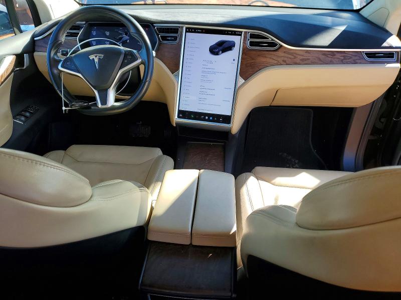2017 Tesla Model x VIN 5YJXCBE28HF050119 COPART salvage auction — REAR END, NC - CERTIFICATE OF TITLE, sold $5,300 on 2026-07-06 (photo 8)