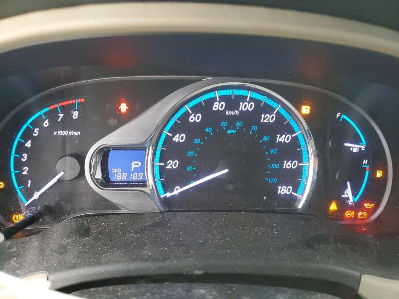 2012 Toyota Sienna VIN 5TDDK3DCXCS043523 COPART salvage auction — REAR END, ON - PERMIT NO BRAND - UNFIT, sold $1,900 on 2026-07-16 (photo 9)