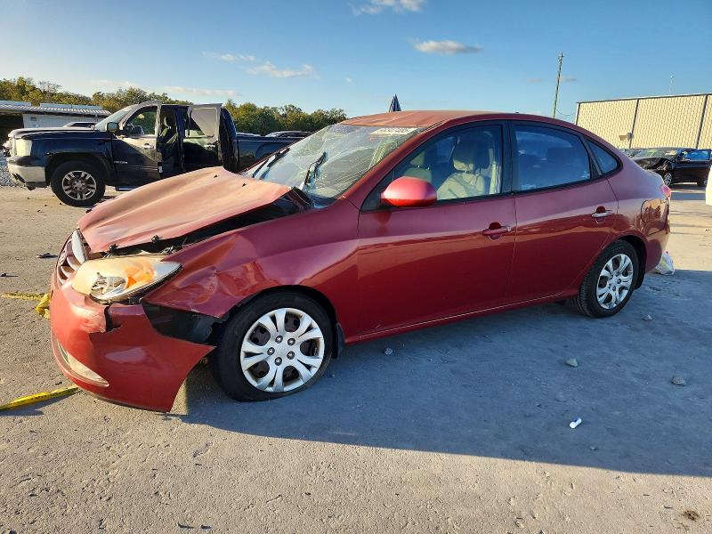 2010 Hyundai Elantra VIN KMHDU4AD0AU022665 COPART salvage auction — FRONT END, FL - CERT OF TITLE SLVG REBUILDABLE, sold $525 on 2026-07-08 (photo 1)