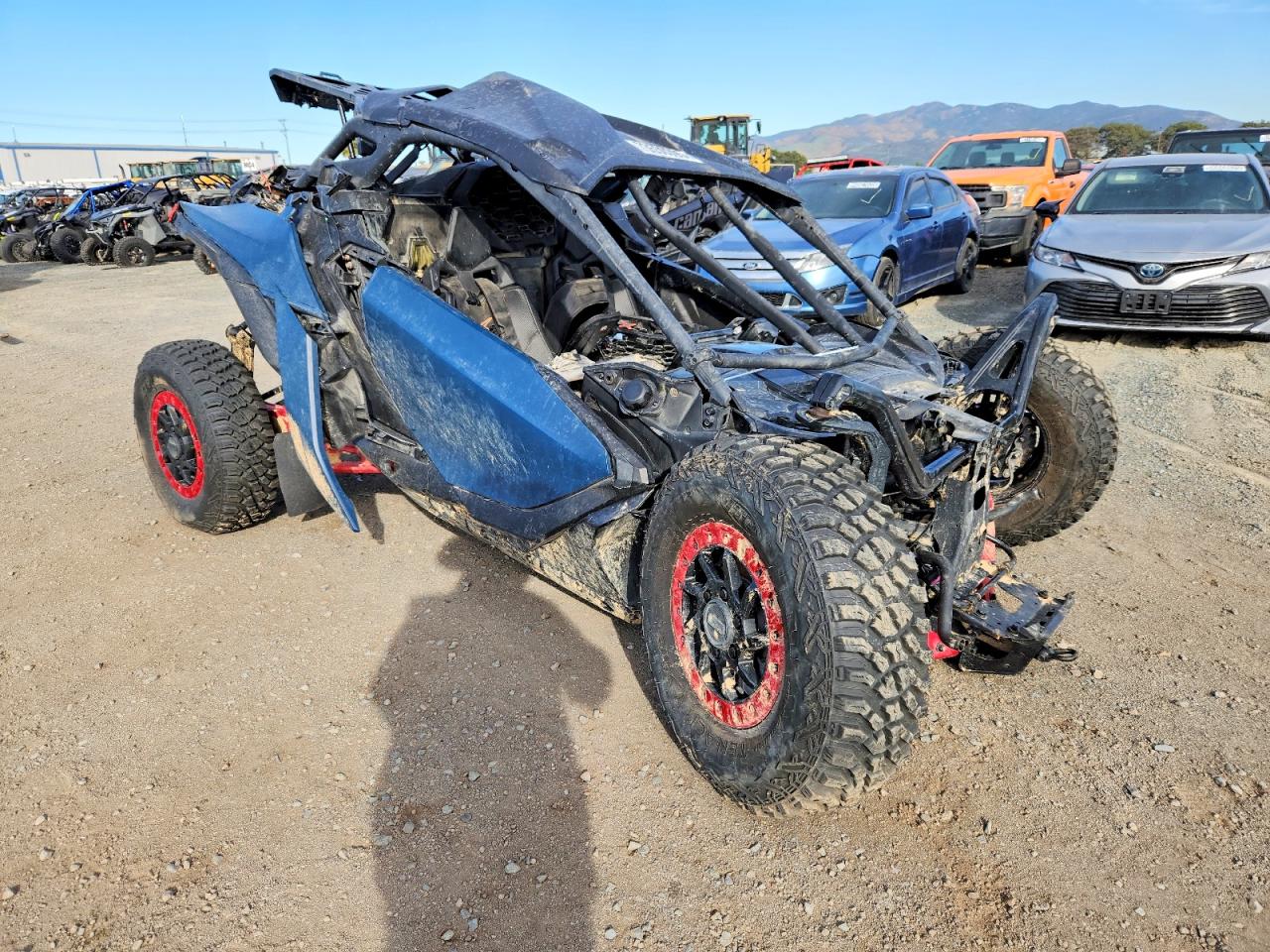 2025 Can-am Maverick VIN 3JB8XAT24SE000341 COPART salvage auction — Front End, CA - SALVAGE CERTIFICATE, sold $14,500 on 2026-04-09 (photo 1)