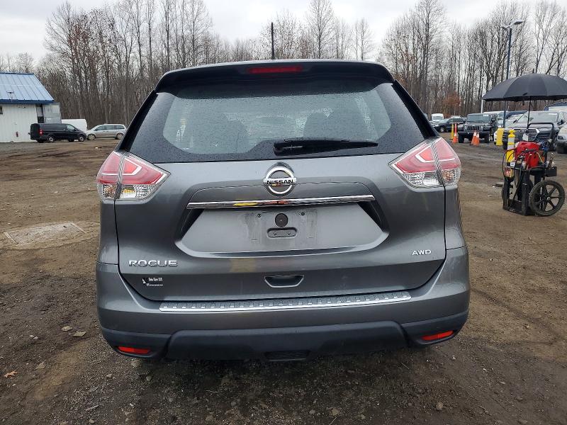 2016 Nissan Rogue VIN KNMAT2MV7GP626014 COPART salvage auction — MECHANICAL, Ct - Certificate Of Title, sold $1,985 on 2026-07-30 (photo 6)