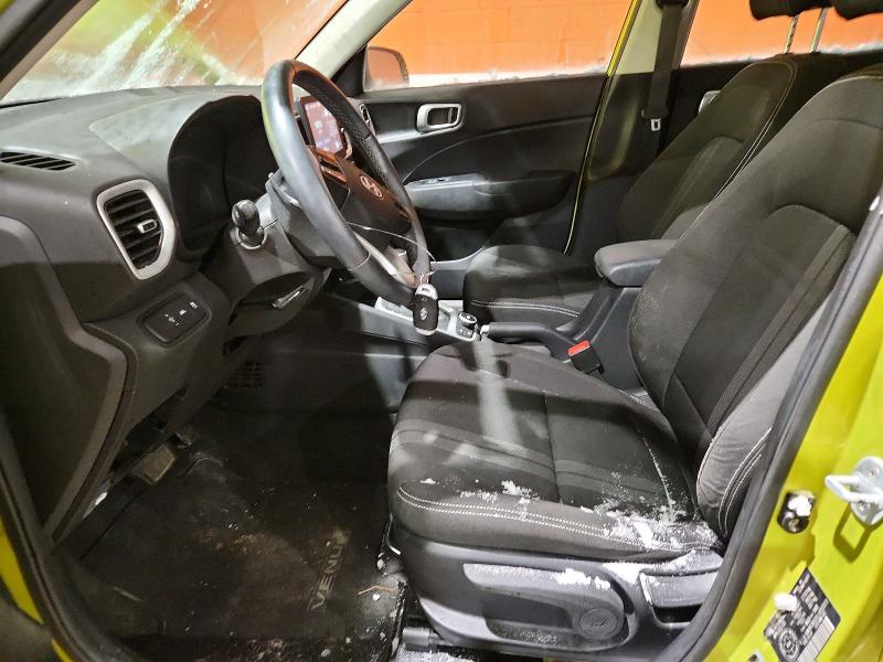 2020 Hyundai Venue VIN KMHRC8A30LU053313 COPART salvage auction — SIDE, Ab - Bos - Salvage, sold $2,900 on 2026-07-28 (photo 7)