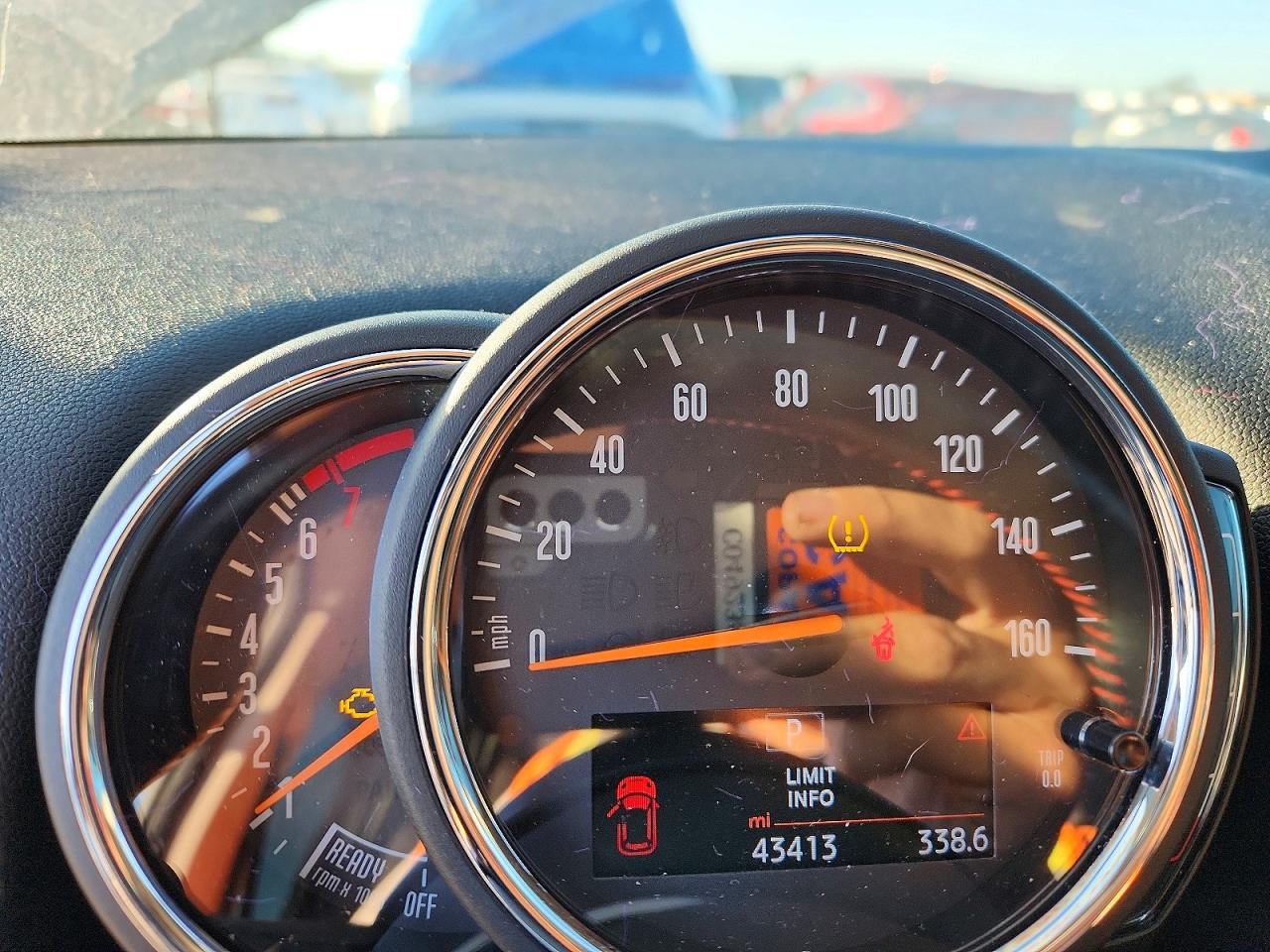 2020 Mini Cooper VIN WMZYW7C01L3L86243 COPART salvage auction — Front End, TX - SALVAGE VEHICLE TITLE (P), sold $5,000 on 2026-07-09 (photo 9)