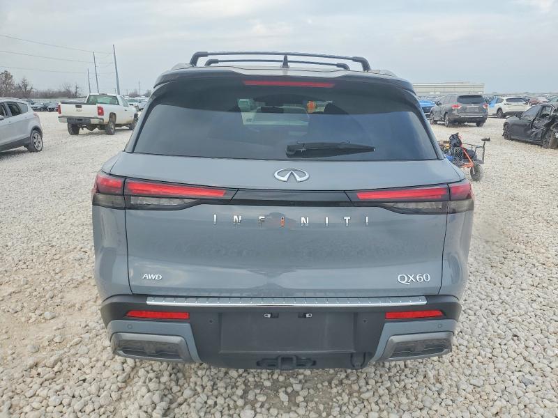 2025 Infiniti Qx60 VIN 5N1AL1HU5SC357986 COPART salvage auction — FRONT END, Salvage Title, sold $10,000 on 2026-07-23 (photo 6)