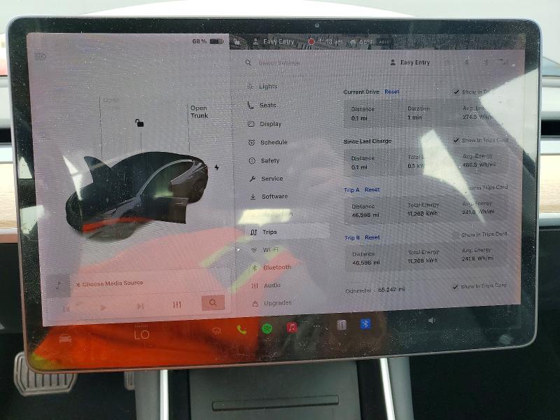 2018 Tesla Model 3 VIN 5YJ3E1EA7JF045378 COPART salvage auction — SIDE, Ca - Salvage Certificate, sold $5,500 on 2026-07-02 (photo 9)