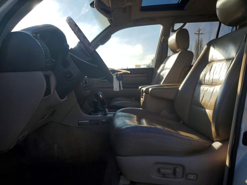 2000 Lexus Lx 470 VIN JT6HT00WXY0082627 COPART salvage auction — FRONT END, Wa - Vehicle Cert Of Ownership-Titl, sold $5,475 on 2026-07-24 (photo 7)