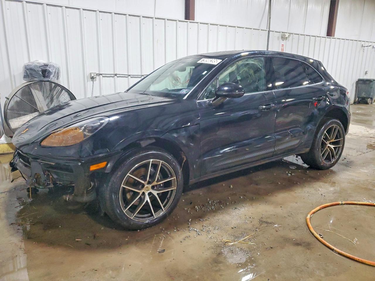 2025 Porsche Macan VIN WP1AA2A59SLB06681 COPART salvage auction — Front End, FL - CERT OF TITLE SLVG REBUILDABLE (P), sold $15,900 on 2026-02-04 (photo 1)