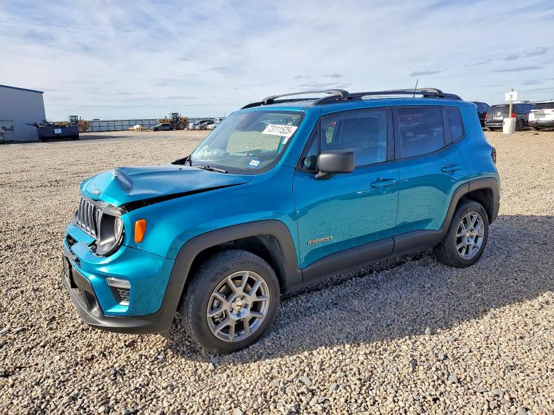 2022 Jeep Renegade VIN ZACNJDB17NPN97078 COPART salvage auction — FRONT END, Tx - Salvage Vehicle Title, sold $375 on 2026-07-28 (photo 1)