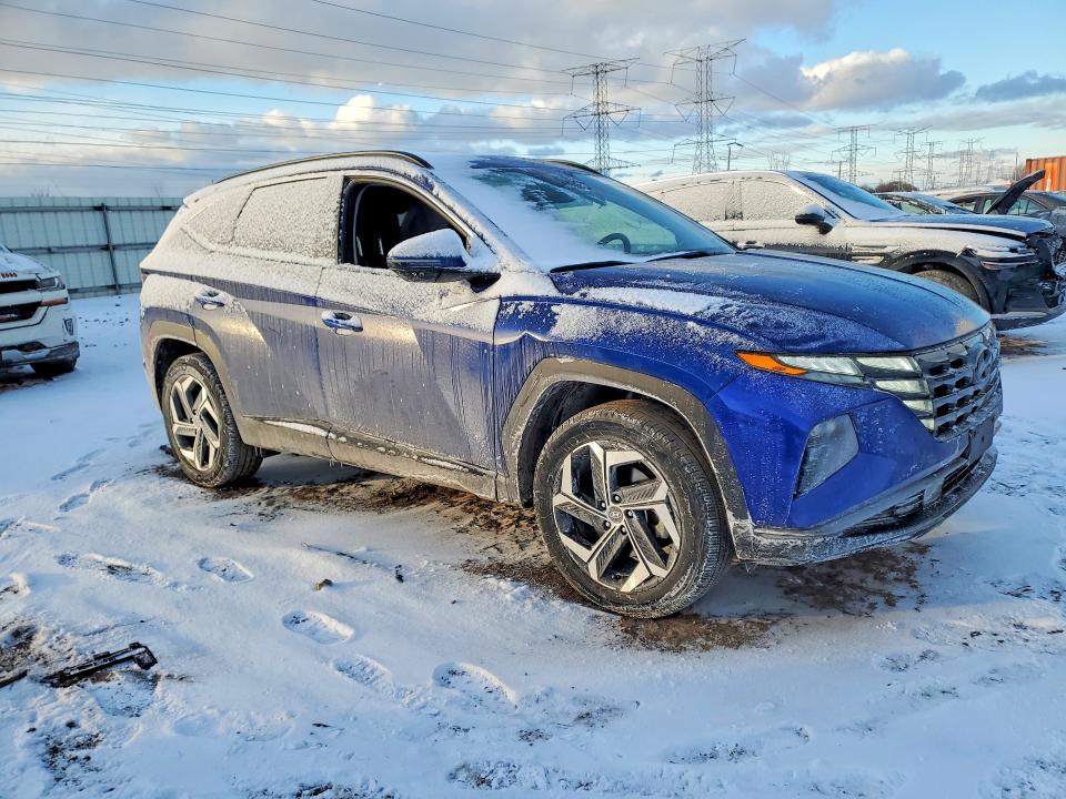 2022 Hyundai Tucson VIN 5NMJCCAE2NH157544 COPART salvage auction — SIDE, Il - Salvage Certificate, sold $7,700 on 2026-07-30 (photo 4)