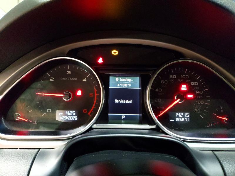 2012 Audi Q7 VIN WA1LMAFE9CD009670 COPART salvage auction — FRONT END, Salvage Title, sold $1,800 on 2026-07-20 (photo 9)