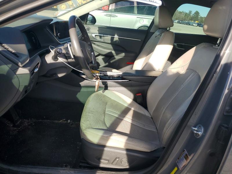2021 Hyundai Sonata VIN 5NPEH4J2XMH070930 COPART salvage auction — SIDE, TX - SALVAGE VEHICLE TITLE, sold $300 on 2026-07-27 (photo 7)