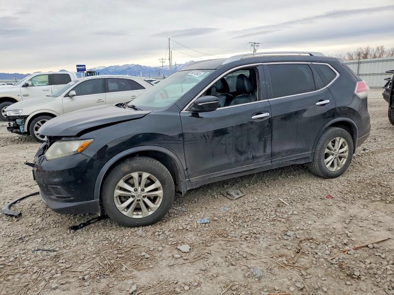 2014 Nissan Rogue VIN 5N1AT2MK8EC756390 COPART salvage auction — FRONT END, UT - SALVAGE CERTIFICATE, sold $825 on 2026-07-10 (photo 1)