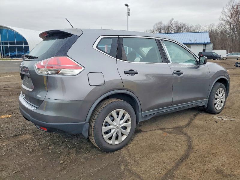 2016 Nissan Rogue VIN KNMAT2MV7GP626014 COPART salvage auction — MECHANICAL, Ct - Certificate Of Title, sold $1,985 on 2026-07-30 (photo 3)