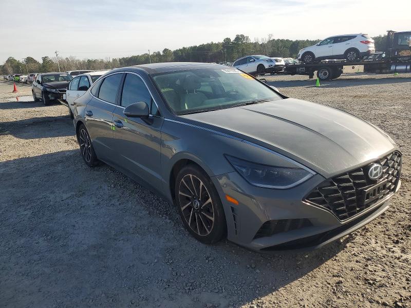 2021 Hyundai Sonata VIN 5NPEH4J2XMH070930 COPART salvage auction — SIDE, TX - SALVAGE VEHICLE TITLE, sold $300 on 2026-07-27 (photo 4)