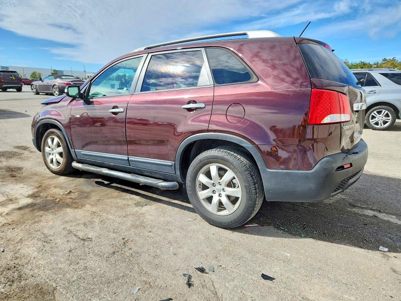 2012 Kia Sorento VIN 5XYKT3A60CG292719 COPART salvage auction — FRONT END, Fl - Certificate Of Destruction, sold $650 on 2026-07-22 (photo 2)