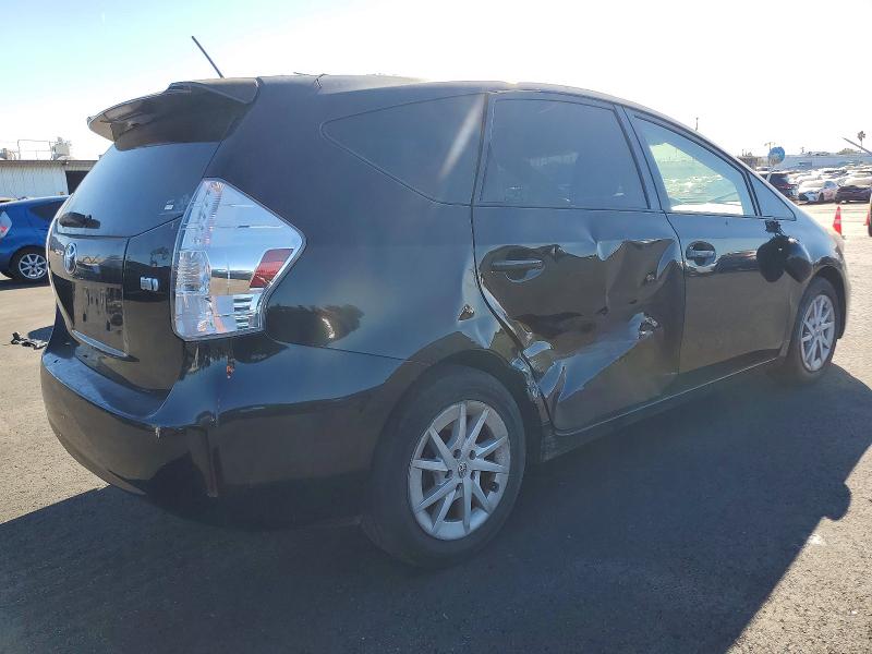 2012 Toyota Prius v VIN JTDZN3EU2C3180106 COPART salvage auction — FRONT END, CA - SALVAGE CERTIFICATE, sold $1,400 on 2026-07-29 (photo 3)