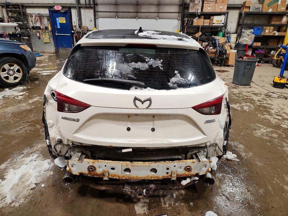 2014 Mazda 3 VIN JM1BM1M36E1189343 COPART salvage auction — REAR END, Salvage Title, sold $500 on 2026-07-28 (photo 6)