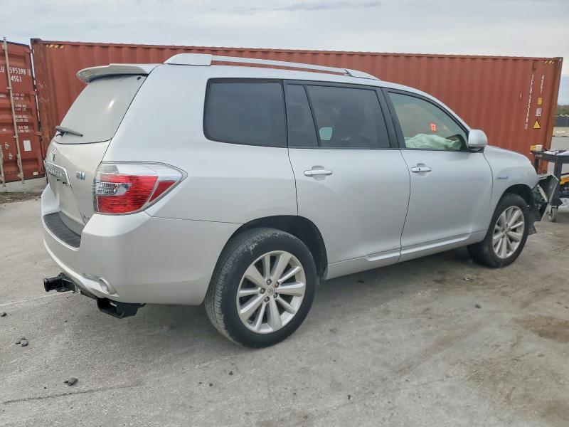 2008 Toyota Highlander hybrid VIN JTEEW44A682018769 COPART salvage auction — FRONT END, FL - CERT OF TITLE SLVG REBUILDABLE, sold $1,300 on 2026-07-14 (photo 3)