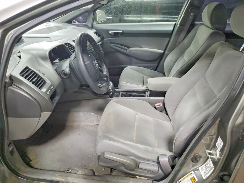 2007 Honda Civic VIN 2HGFA16527H316619 COPART salvage auction — FRONT END, Nh - Cert Of Title-Salvage, sold $500 on 2026-07-30 (photo 7)