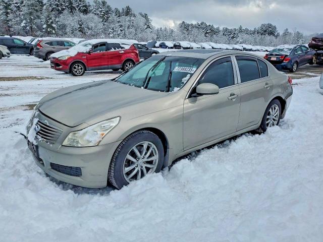 2008 Infiniti G VIN JNKBV61F38M253672 COPART salvage auction — REAR END, Ma - Cert Of Title-Reconstrctd Coll, sold $425 on 2026-08-24 (photo 1)