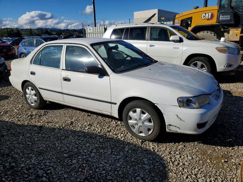 2001 Toyota Corolla VIN 1NXBR12EX1Z507104 COPART salvage auction — FRONT END, Id - Salvage Certificate Of Title, sold $200 on 2026-07-09 (photo 4)
