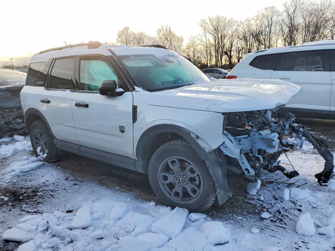2024 Ford Bronco Sport VIN 3FMCR9B65RRF07459 COPART salvage auction — Front End, MD - CERT OF SALVAGE > 75% DAMAGE, sold $2,600 on 2026-07-02 (photo 4)