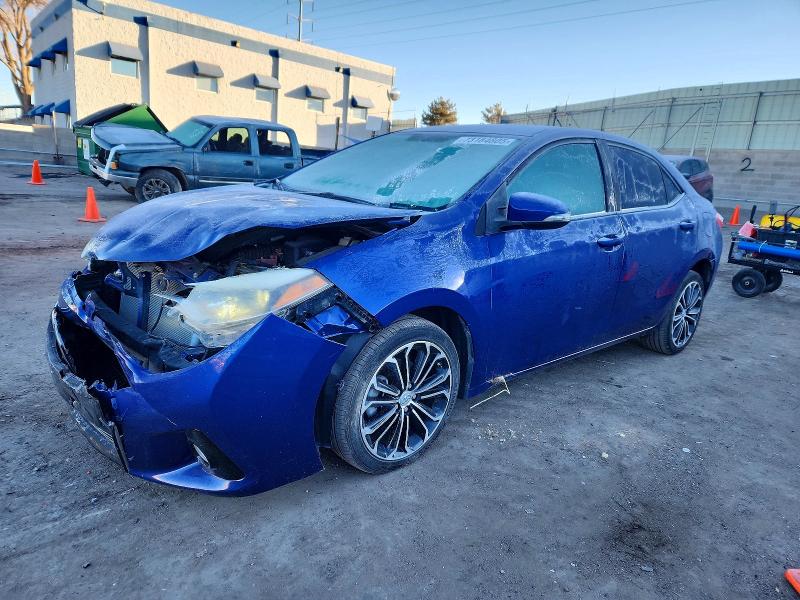 2016 Toyota Corolla VIN 2T1BURHE8GC652706 COPART salvage auction — FRONT END, Nm - Cert Of Title-Salvage, sold $200 on 2026-07-02 (photo 1)