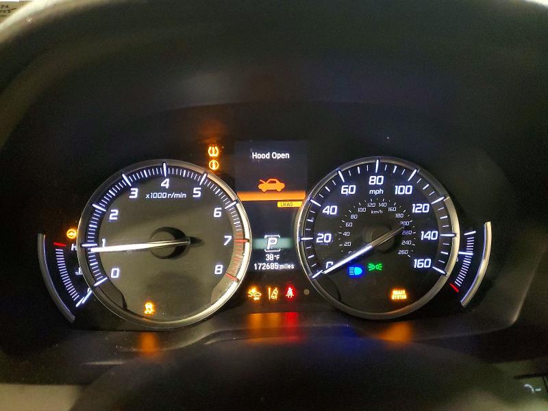 2018 Acura Mdx VIN 5J8YD4H89JL027076 COPART salvage auction — FRONT END, PA - CERTIFICATE OF SALVAGE, sold $3,300 on 2026-07-08 (photo 9)