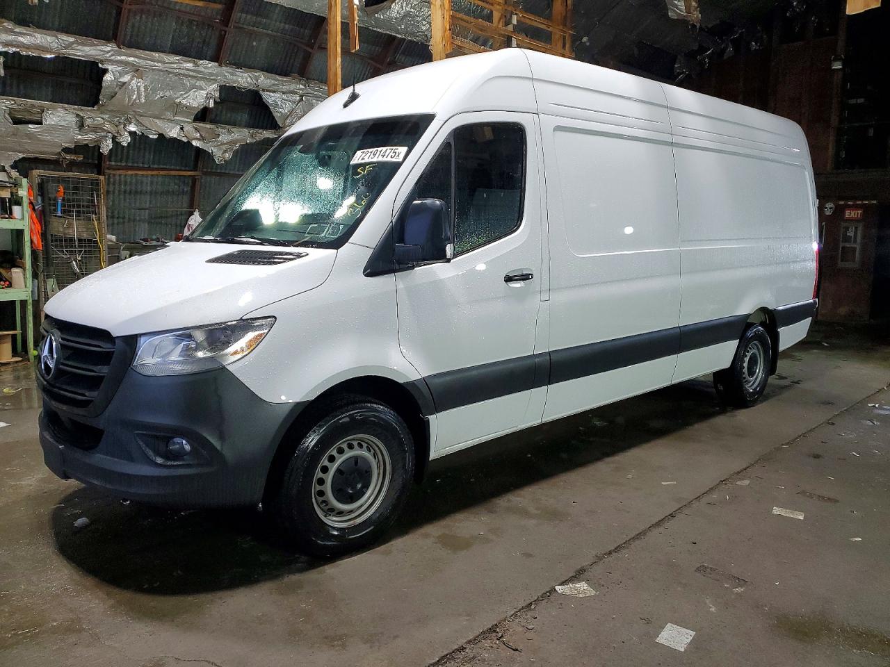 2025 Mercedes-benz Sprinter VIN W1Y4NCHY3ST195569 COPART salvage auction — Mechanical, NY - MV-907A SALVAGE CERTIFICATE, sold $25,000 on 2026-02-16 (photo 1)