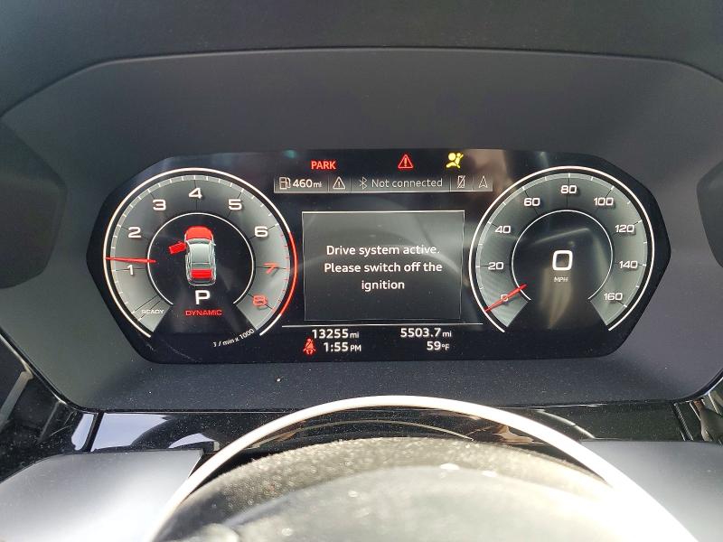 2024 Audi A3 VIN WAUHUDGY8RA083756 COPART salvage auction — FRONT END, Nv - Salvage Title, sold $10,800 on 2026-07-02 (photo 9)