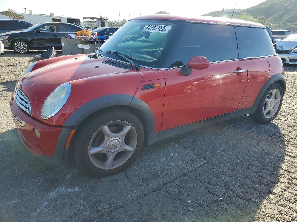 2006 Mini Cooper VIN WMWRC33516TK66753 COPART salvage auction — REAR END, Ca - Salvage Certificate, sold $200 on 2026-07-13 (photo 1)