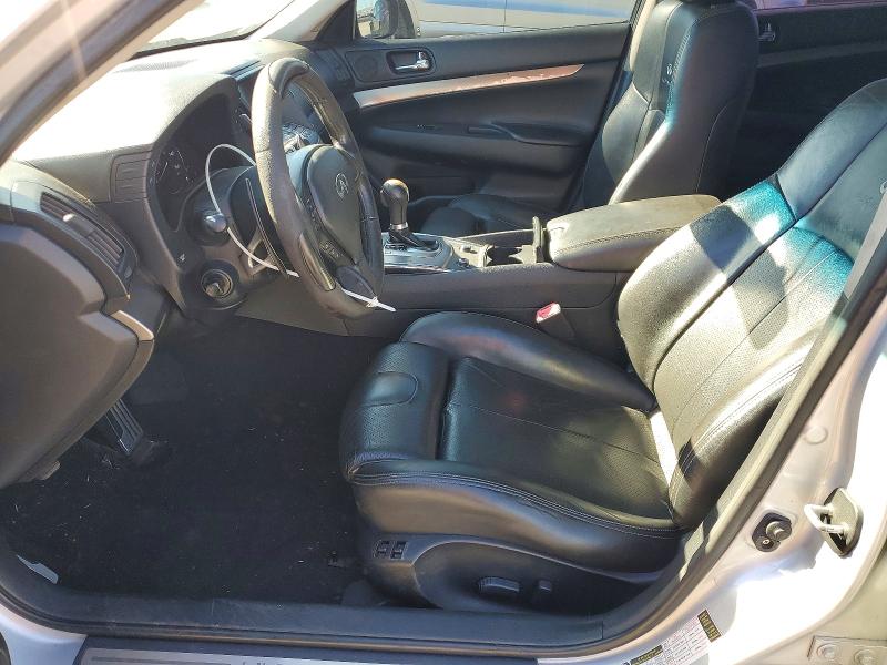 2010 Infiniti G37 VIN JN1CV6AP3AM203538 COPART salvage auction — VANDALISM, Ca - Salvage Certificate, sold $1,850 on 2026-07-06 (photo 7)