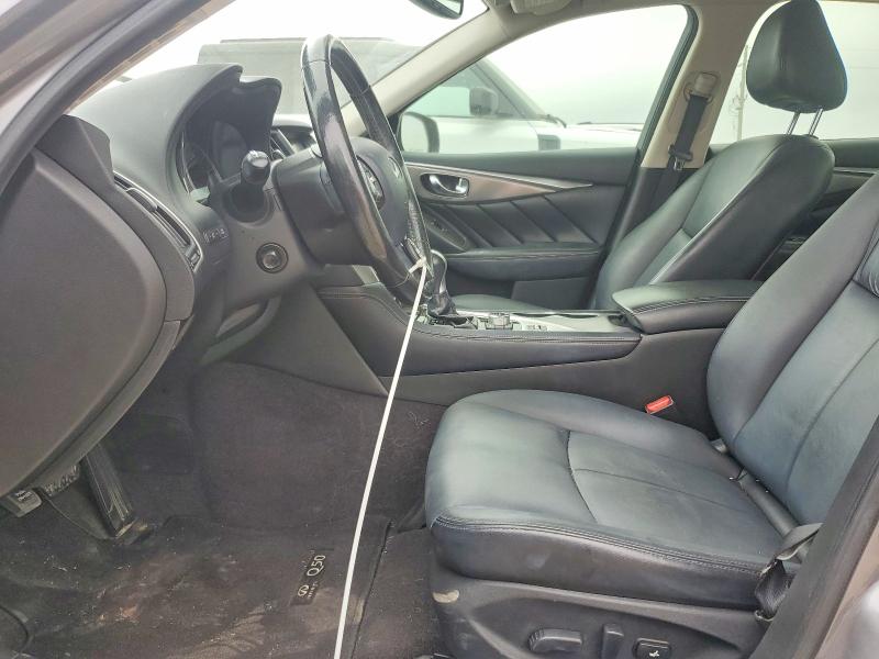 2017 Infiniti Q50 VIN JN1EV7AP1HM741146 COPART salvage auction — REAR END, Tx - Nonrepairable Title, sold $150 on 2026-07-30 (photo 7)