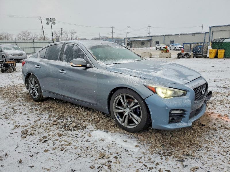 2018 Infiniti Q50 VIN JN1EV7AP5JM353830 COPART salvage auction — FRONT END, Il - Salvage Certificate, sold $1,900 on 2026-07-29 (photo 4)