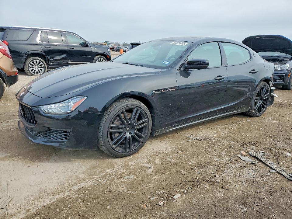 2018 Maserati Ghibli VIN ZAM57YTA8J1303135 COPART salvage auction — REAR END, Salvage Title, sold $6,600 on 2026-07-30 (photo 1)