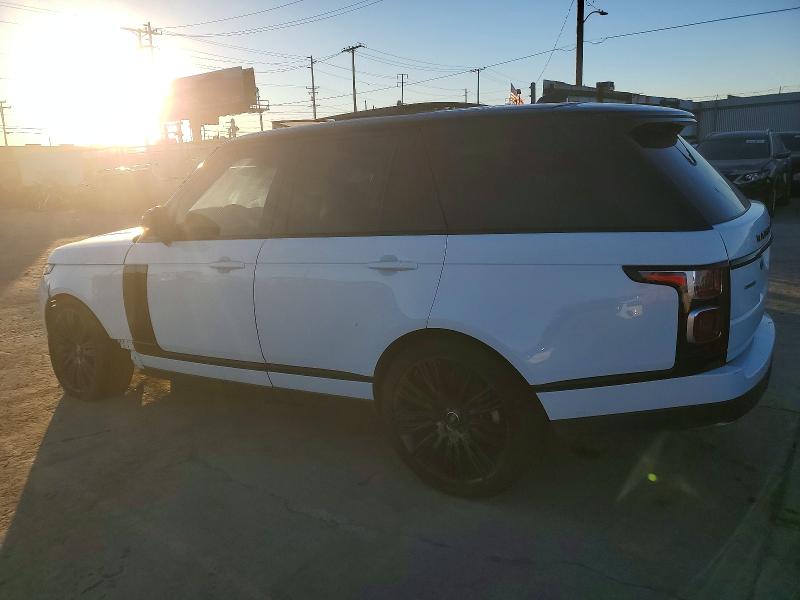 2018 Land rover RANGE ROVER VIN SALGS2RE5JA513705 COPART salvage auction — FRONT END, Ca - Salvage Certificate, sold $14,000 on 2026-07-27 (photo 2)
