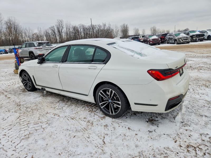 2022 BMW 7er VIN WBA7U2C08NCK33895 COPART salvage auction — FRONT END, Mi - Cert Of Title-Salvage Vehicle, sold $28,750 on 2026-07-08 (photo 2)