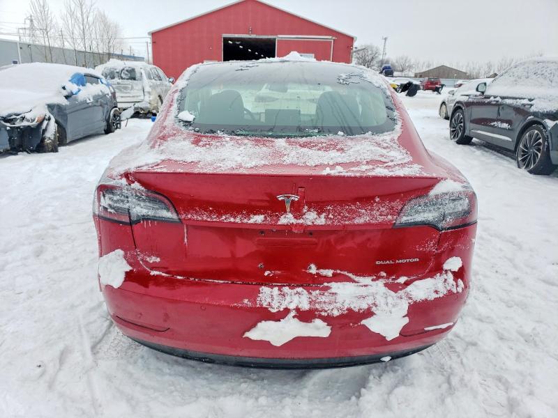 2018 Tesla Model 3 VIN 5YJ3E1EB9JF107033 COPART salvage auction — REAR END, Salvage Title, sold $9,900 on 2026-07-16 (photo 6)