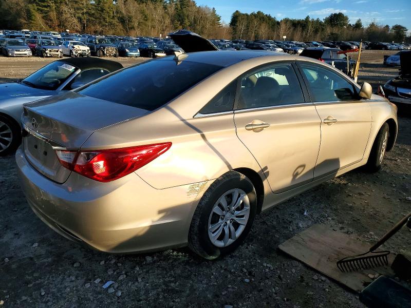 2012 Hyundai Sonata VIN 5NPEB4AC7CH321511 COPART salvage auction — FRONT END, Id - Salvage Certificate Of Title, sold $400 on 2026-07-20 (photo 3)