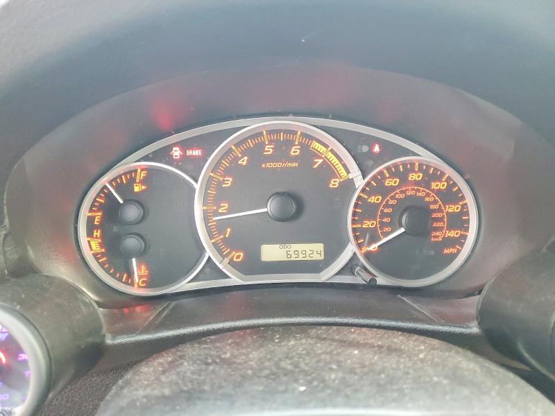 2014 Subaru Impreza VIN JF1GV7F63EG002284 COPART salvage auction — REAR END, Hi - Certificate Of Salvage, sold $600 on 2026-07-27 (photo 9)