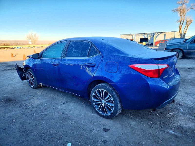 2016 Toyota Corolla VIN 2T1BURHE8GC652706 COPART salvage auction — FRONT END, Nm - Cert Of Title-Salvage, sold $200 on 2026-07-02 (photo 2)
